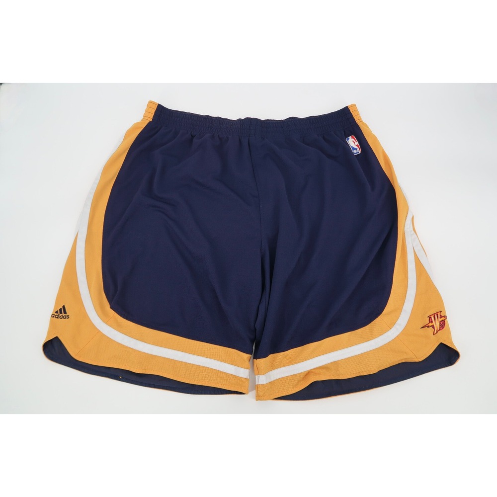 Vintage Adidas Golden State Warriors NBA Basketball Shorts Player Issue 40‎ 3XL